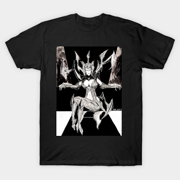 Spider Lady T-Shirt by tagakain